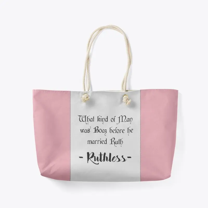 Ruthless Boaz Bag and Book design