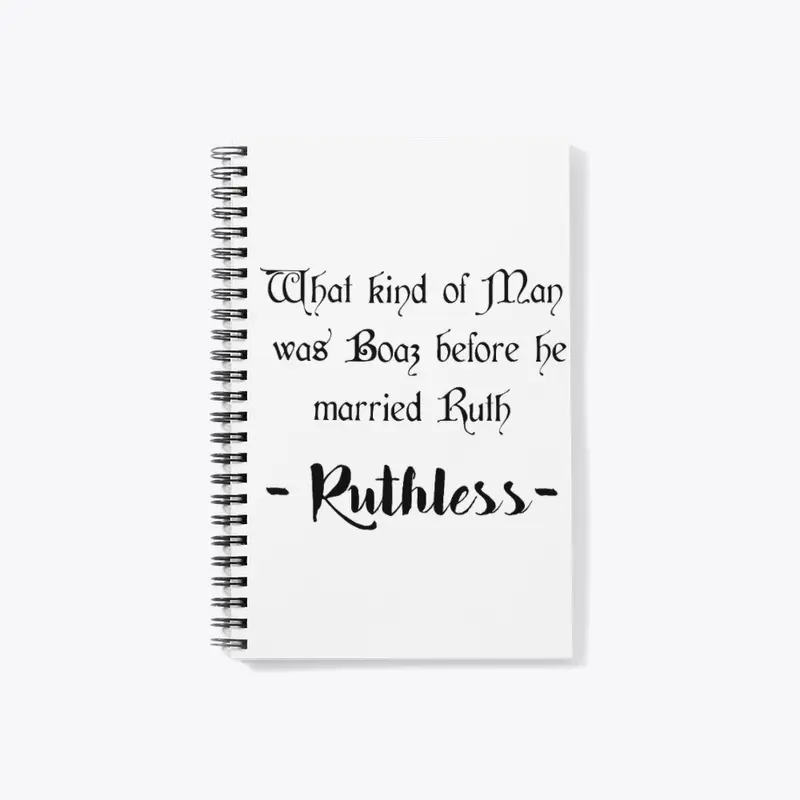 Ruthless Boaz Bag and Book design