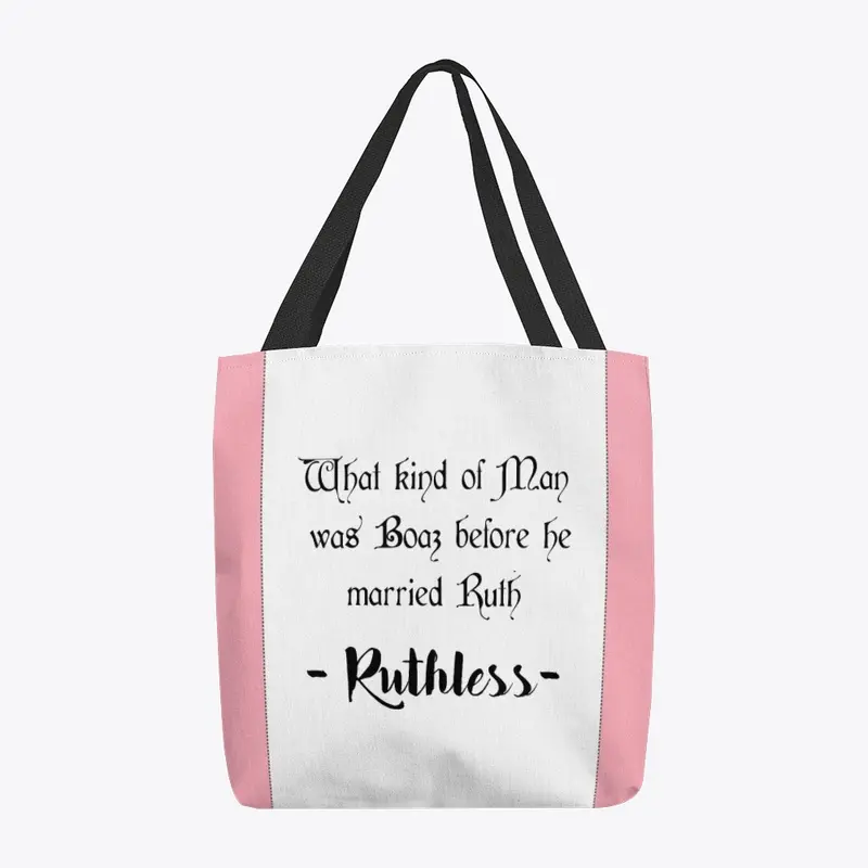 Ruthless Boaz Bag and Book design