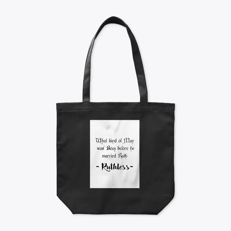 Ruthless Boaz Bag and Book design