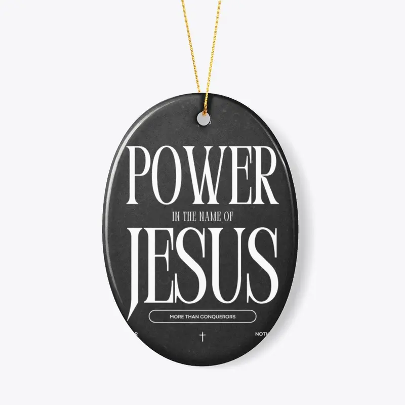 Power unto Jesus merch for T-shirts