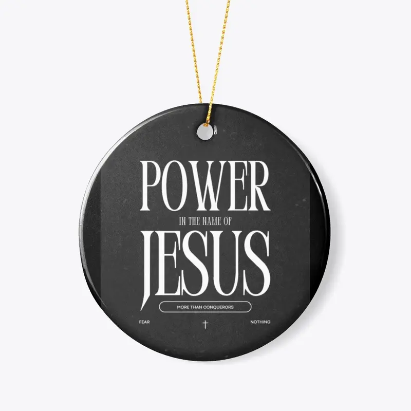 Power unto Jesus merch for T-shirts