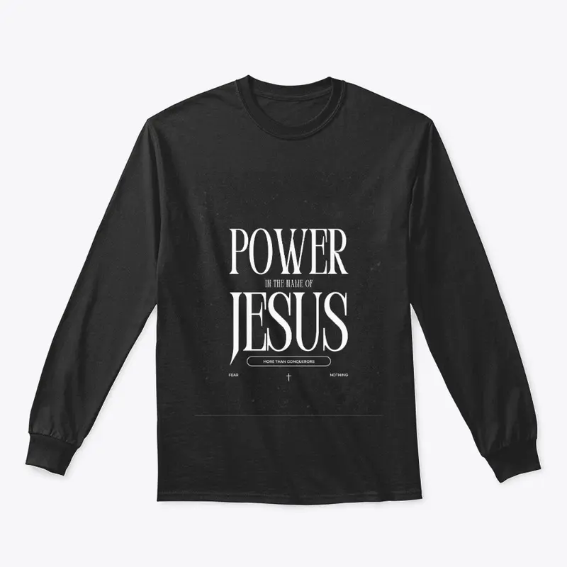 Power unto Jesus merch for T-shirts