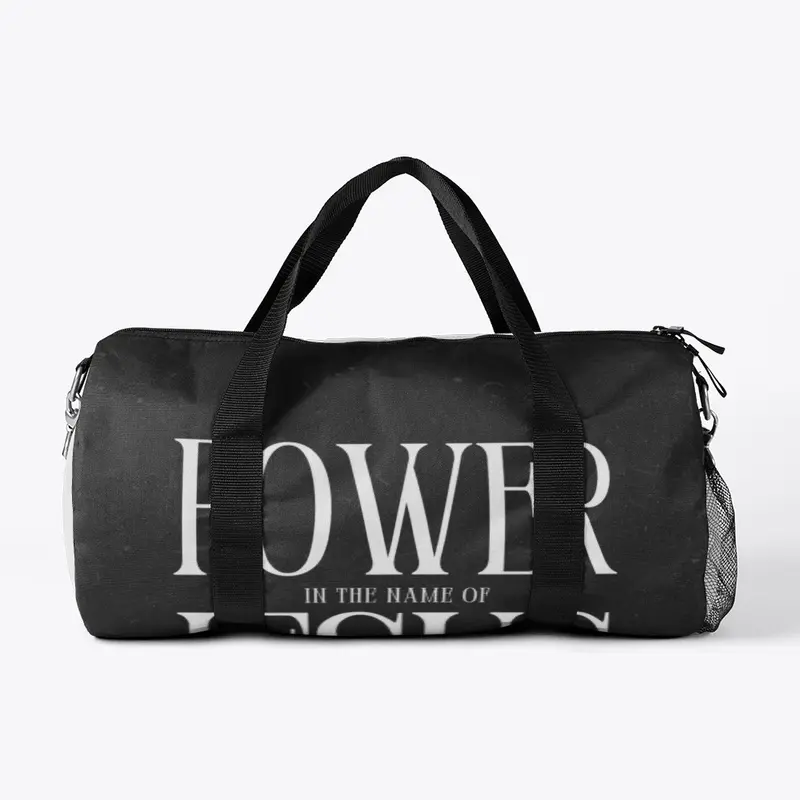 Power unto Jesus merch for bags